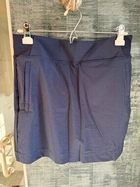 Athleta Womens Navy Blue Soho Skort Athletic Tennis Golf Skirt Size 10